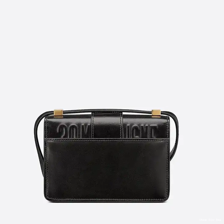 Dior Factory Outlet Black 30 Calfskin Micro Box Bag Dior Montaigne 0501